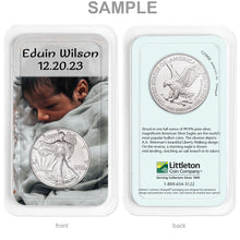 Load image into Gallery viewer, Personalized 2023 American Silver Eagle Showpak