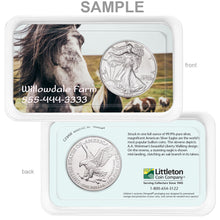 Load image into Gallery viewer, Personalized 2023 American Silver Eagle Showpak